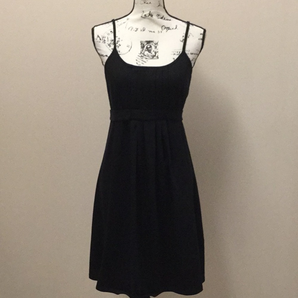 VS Bra Tops black knit spaghetti strap dress